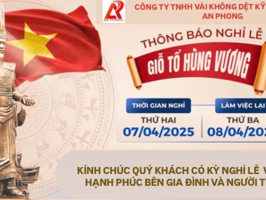 Thông báo nghỉ lễ giỗ tổ Hùng Vương