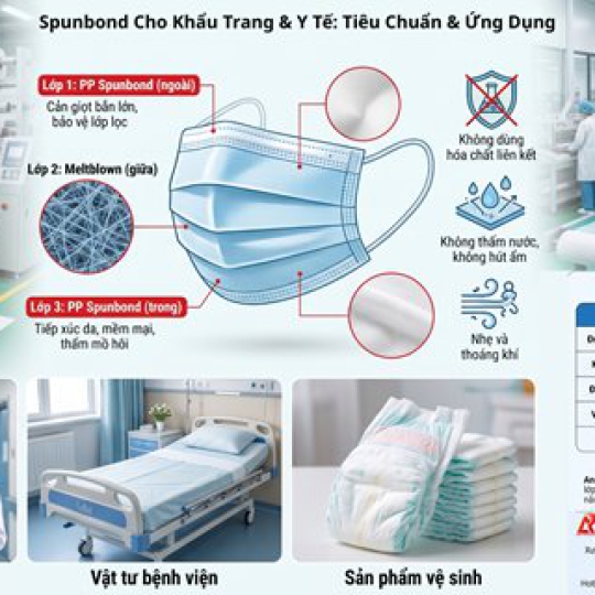 Vải không dệt y tế, khẩu trang